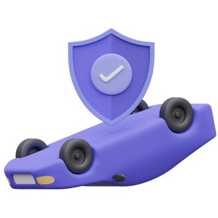 Seguro de accidentes  3D Icon