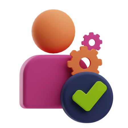 Selected Candidate  3D Icon