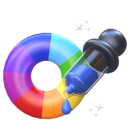 Selector de color  3D Icon