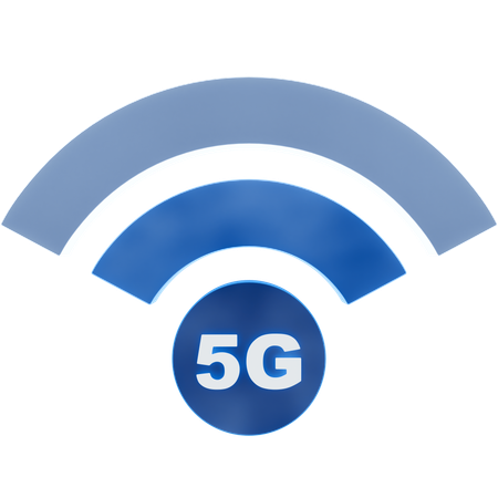 Señales 5g  3D Icon