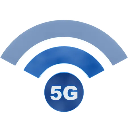 Señales 5g  3D Icon