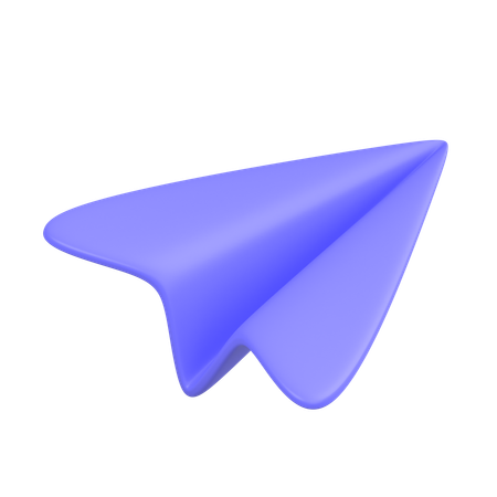 Papierflieger  3D Icon