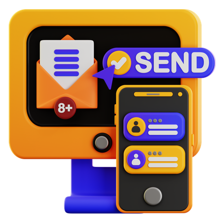 SEND EMAIL  3D Icon