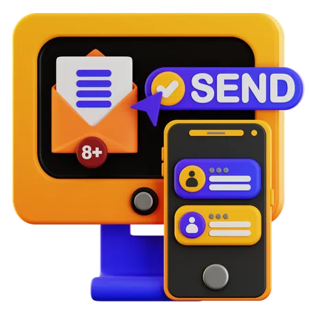 SEND EMAIL  3D Icon