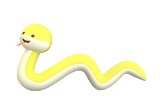 Serpent  3D Icon