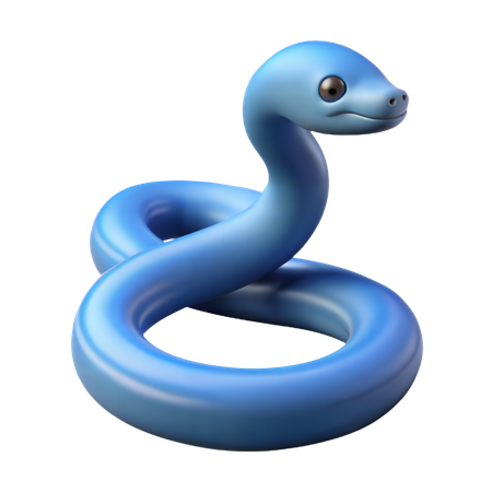 Serpiente  3D Icon