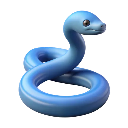 Serpiente  3D Icon