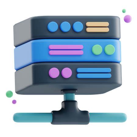 Server  3D Icon