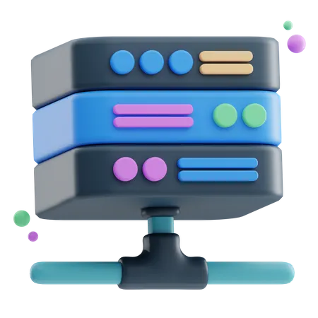 Server  3D Icon