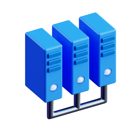 Server  3D Icon