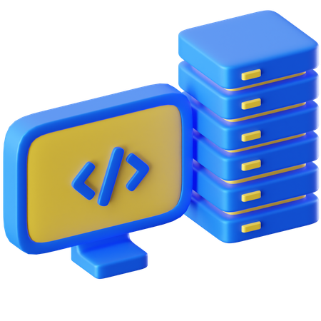 Server  3D Icon