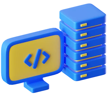 Server  3D Icon