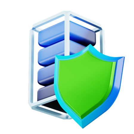 Server Security  3D Icon