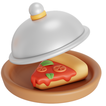 Service de pizza  3D Icon