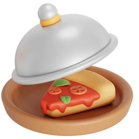 Service de pizza  3D Icon