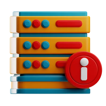 Servidor  3D Icon