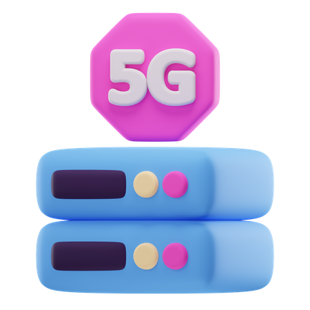 Servidor 5g  3D Icon