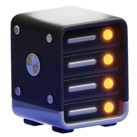 Servidor  3D Icon