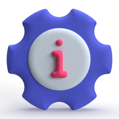 설정 정보  3D Icon