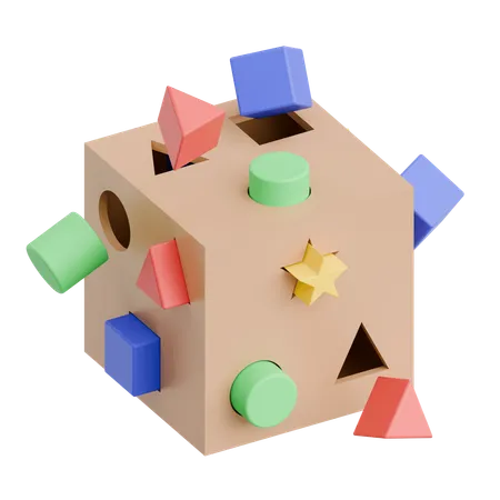 Shape Sorting  3D Icon