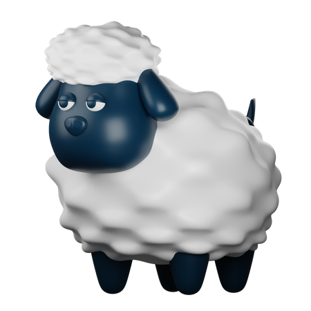 Sheep  3D Icon