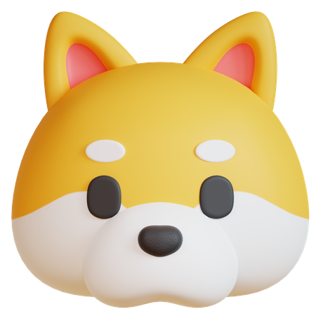 Shiba Inu  3D Icon