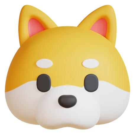 Shiba Inu  3D Icon