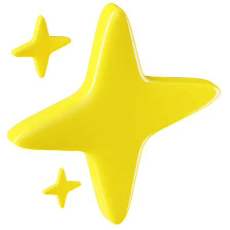 Shining Star  3D Icon