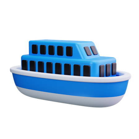 Ship  3D Icon