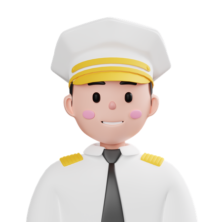 Ship Captain  3D Icon