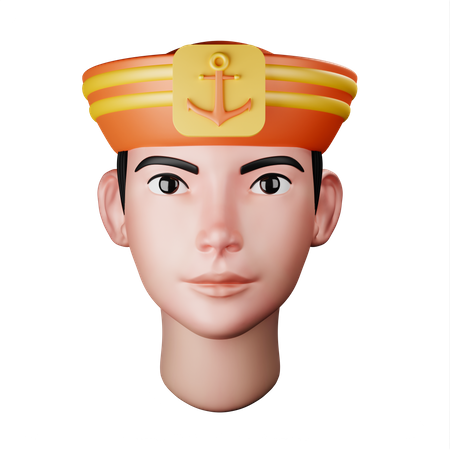 Ship Captain  3D Icon