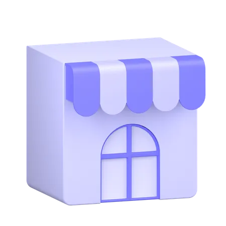 Shop  3D Icon