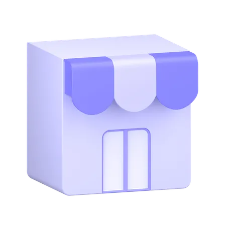 店  3D Icon