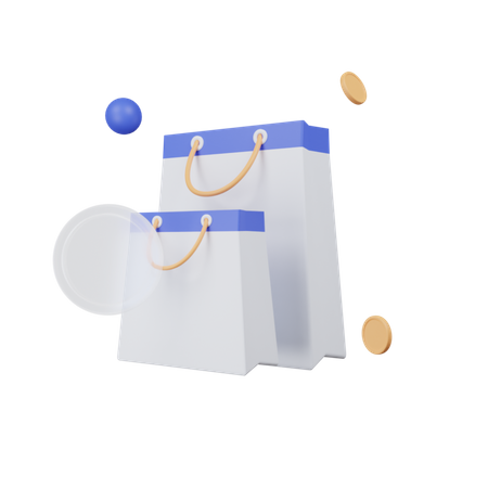 Shopping Bag  3D Illustration