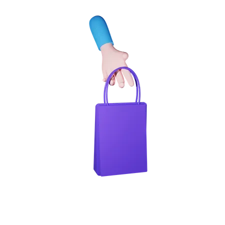 Shopping Bag  3D Illustration