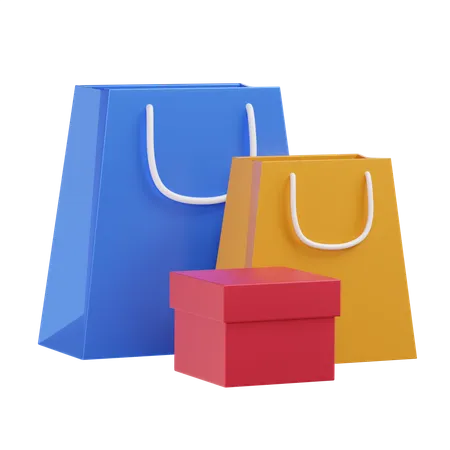 Shopping Bag  3D Illustration