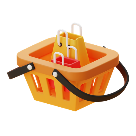 SHOPPING BASKET  3D Icon