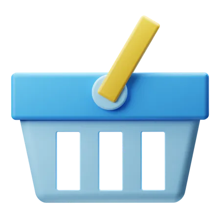 Shopping Basket  3D Icon