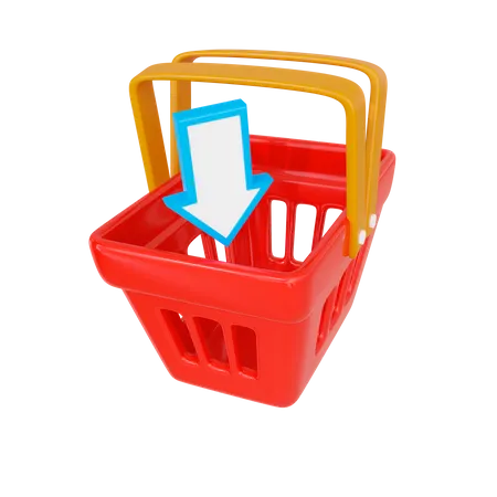 Shopping Basket  3D Icon