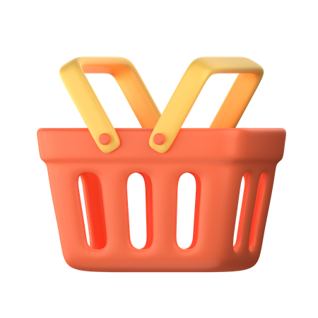 Shopping Basket  3D Icon