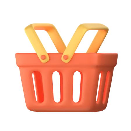 Shopping Basket  3D Icon