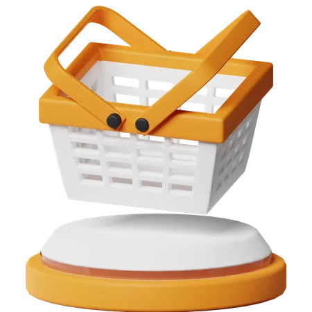 Shopping Basket  3D Icon