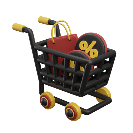 Shopping Cart  3D Icon