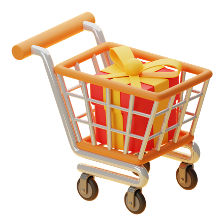 SHOPPING CART  3D Icon