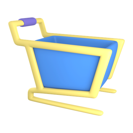 Shopping Cart  3D Illustration