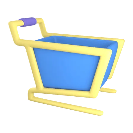 Shopping Cart  3D Illustration