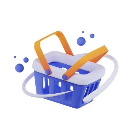 Shopping Basket  3D Icon