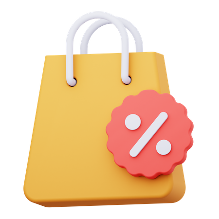 Shopping Discount  3D Icon