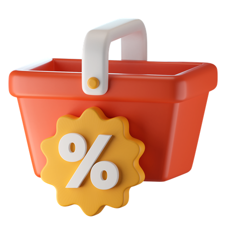 Shopping Discount  3D Icon