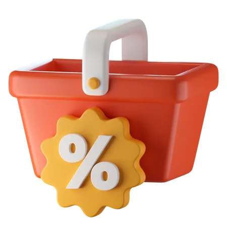 Shopping Discount  3D Icon